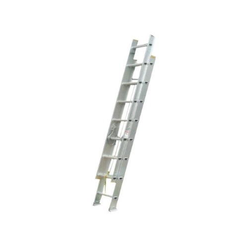 escalera extensible aluminio 2x8 peldaños alustep p008